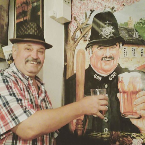 My Dad Who Is Also A Police Officer