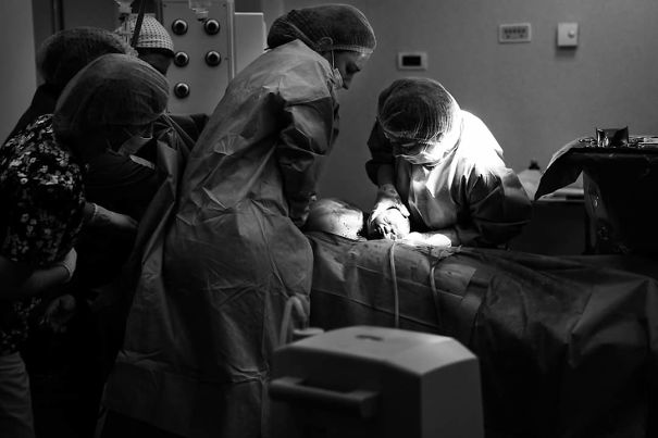 My Son, Seeing Light For The First Time