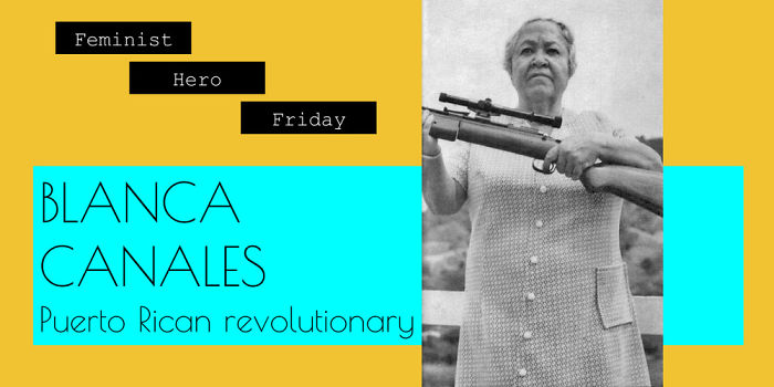 Blanca Canales Was An Educator And A Puerto Rican Nationalist. Canales Joined The Puerto Rican Nationalist Party In 1931 And Helped Organize The Daughters Of Freedom, The Women's Branch Of The Puerto Rican Nationalist Party. Born: February 17, 1906, Jayuya Died: July 25, 1996, Jayuya Political Party: Puerto Rican Nationalist Party