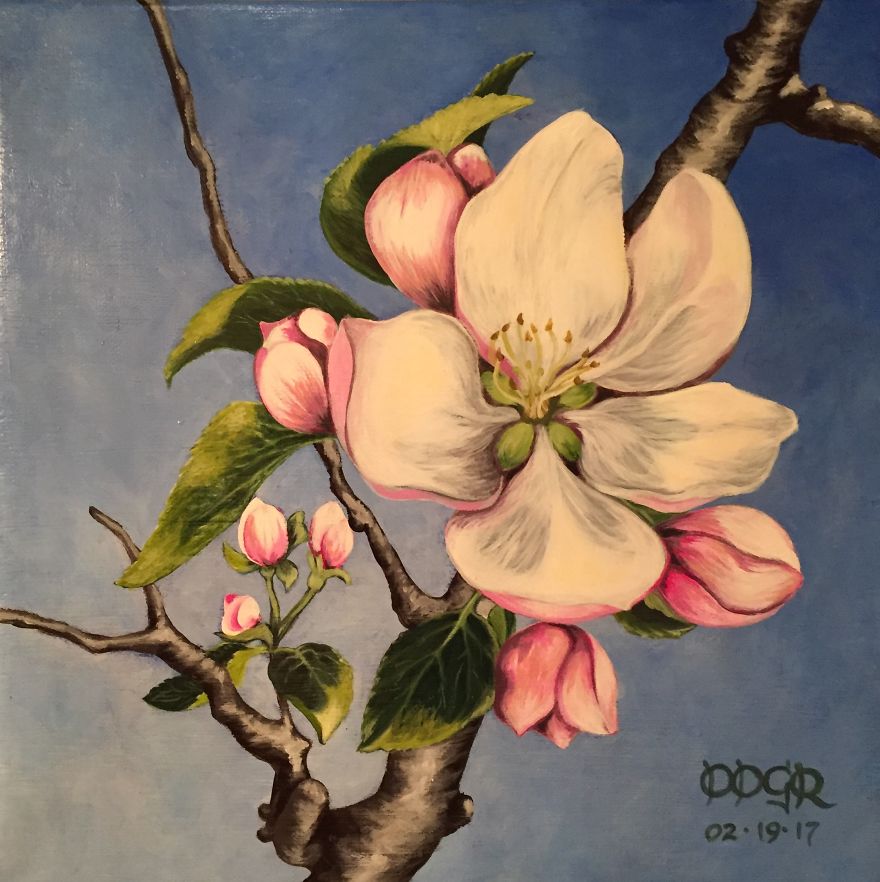 I Create Realistic Paintings Using Different Techniques