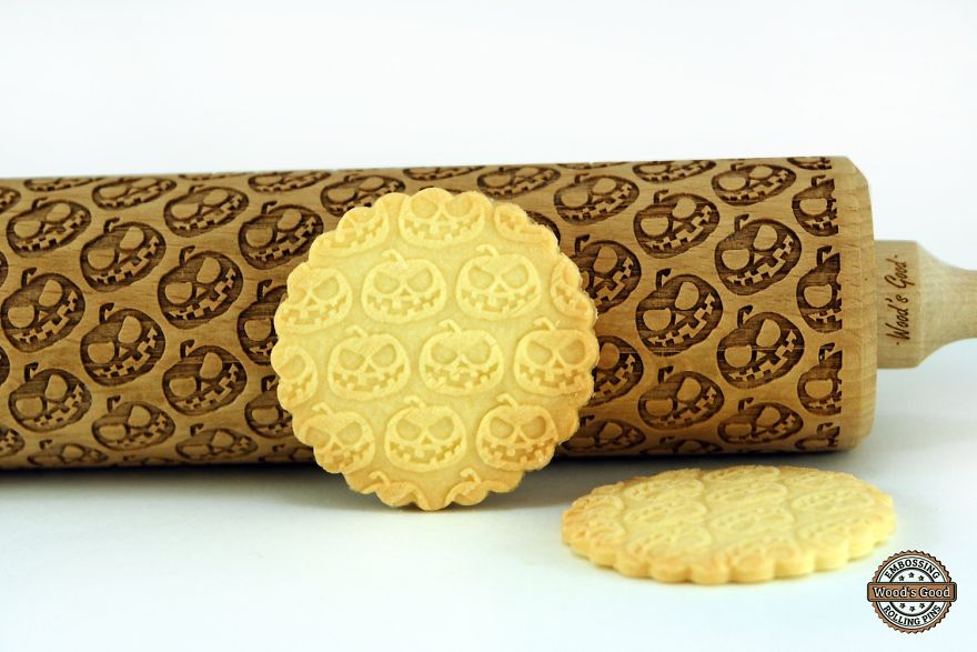 Engraved And Embossed Rolling Pins With Any Pattern Engraved And Embossed Rolling Pins With Any Pattern