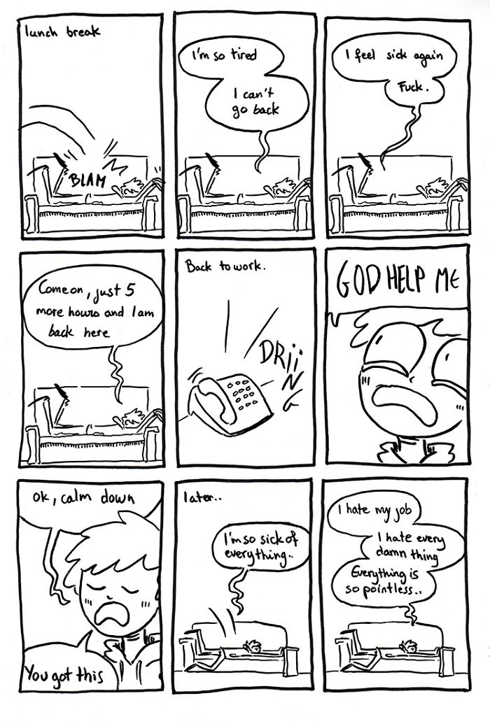 I Made A Comic To Show How A Day With High Functioning Mental Illness Feels I Made A Comic To Show How A Day With High Functioning Mental Illness Feels