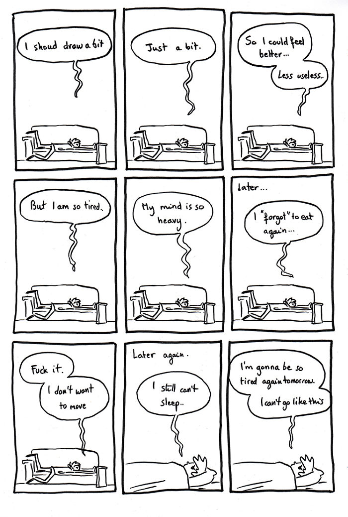 I Made A Comic To Show How A Day With High Functioning Mental Illness Feels I Made A Comic To Show How A Day With High Functioning Mental Illness Feels