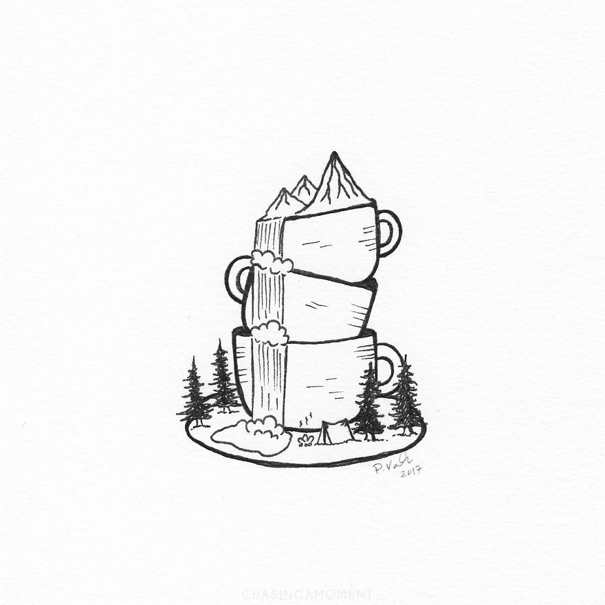 I Create Illustrations Inspired By Coffee And Nature