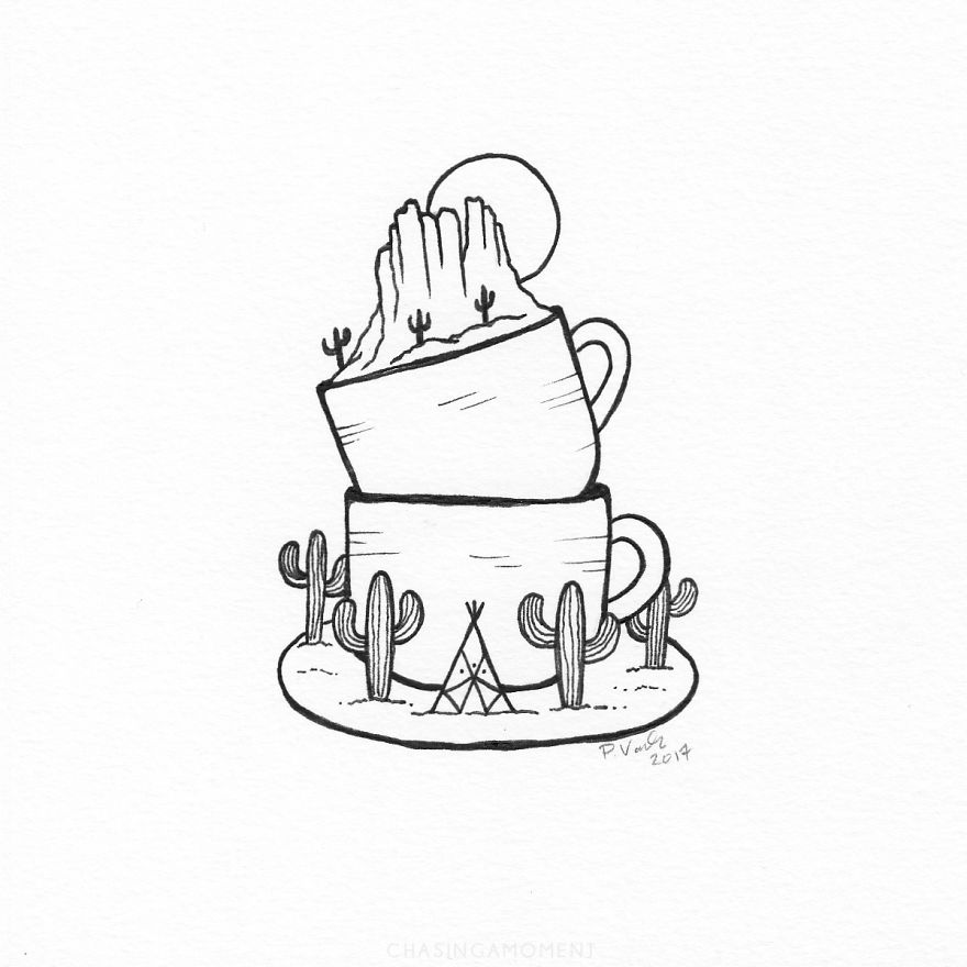 I Create Illustrations Inspired By Coffee And Nature I Create Illustrations Inspired By Coffee And Nature