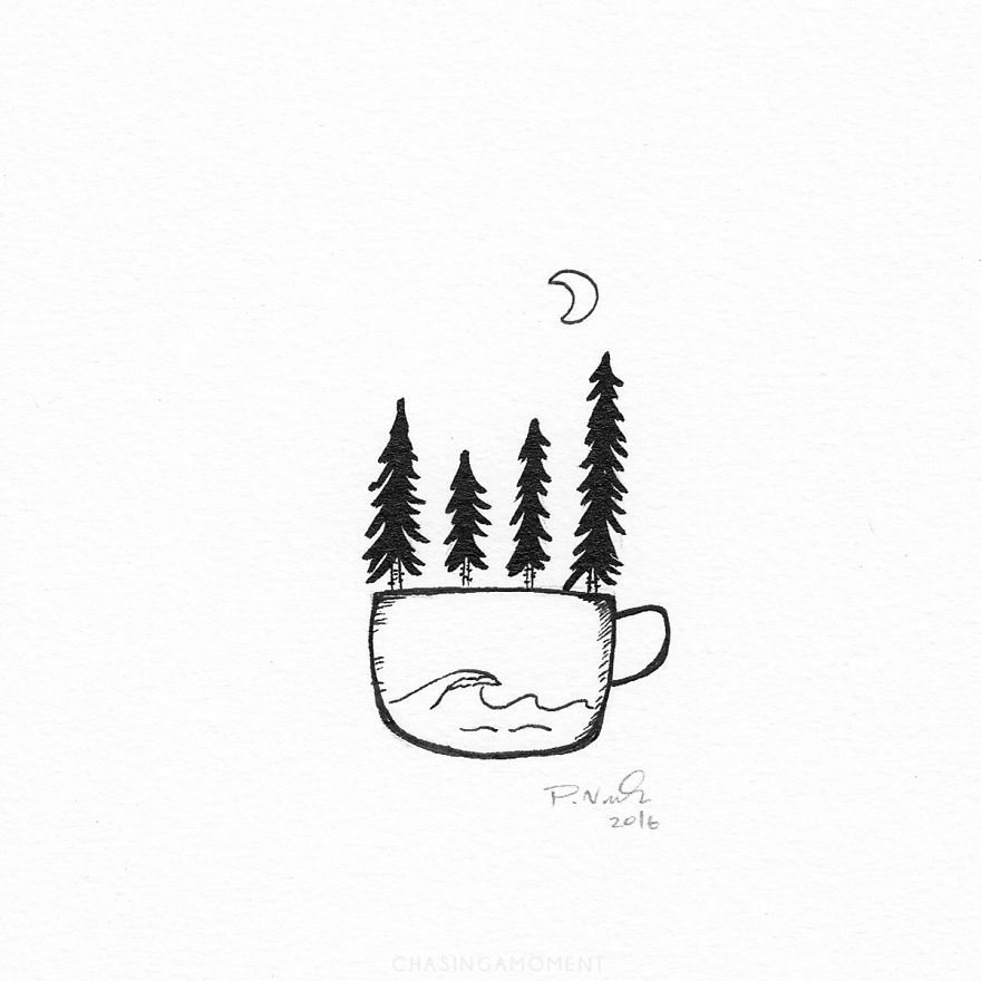 I Create Illustrations Inspired By Coffee And Nature