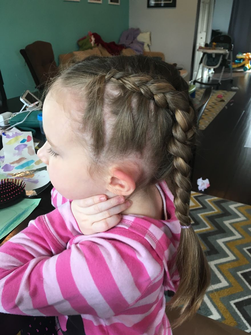 I Give My Daughter Pinterest Hairstyles Every Morning Before School (continued #2)