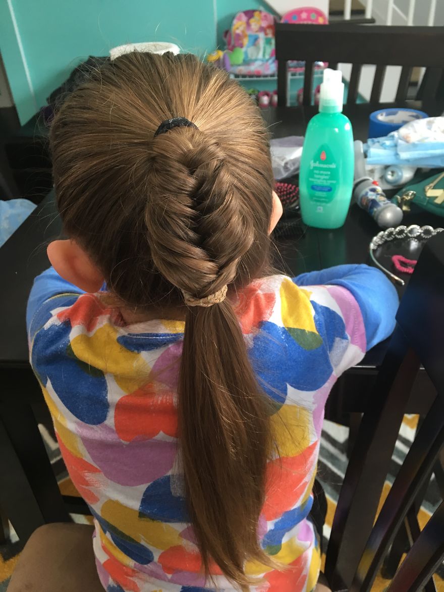 I Give My Daughter Pinterest Hairstyles Every Morning Before School (continued #2)