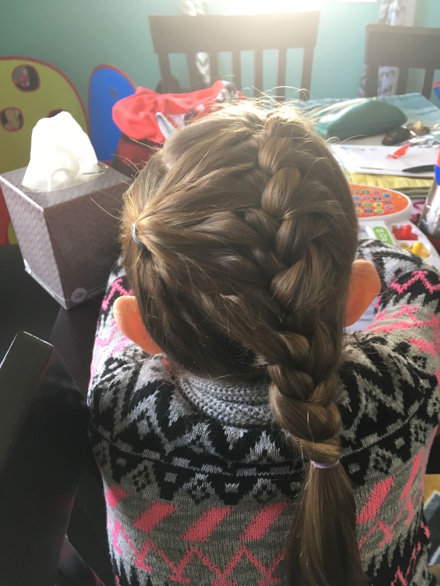 I Give My Daughter Pinterest Hairstyles Every Morning Before School (continued #2)