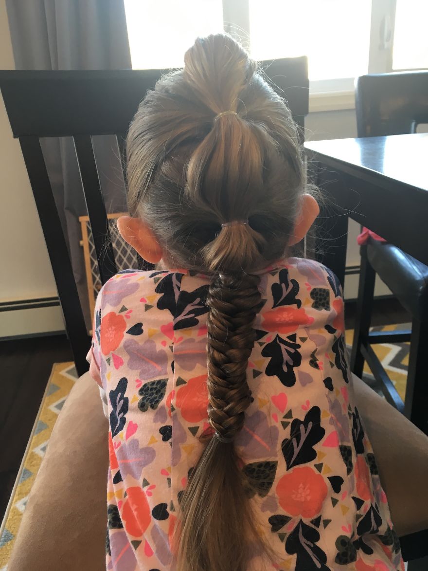 I Give My Daughter Pinterest Hairstyles Every Morning Before School (continued #2)