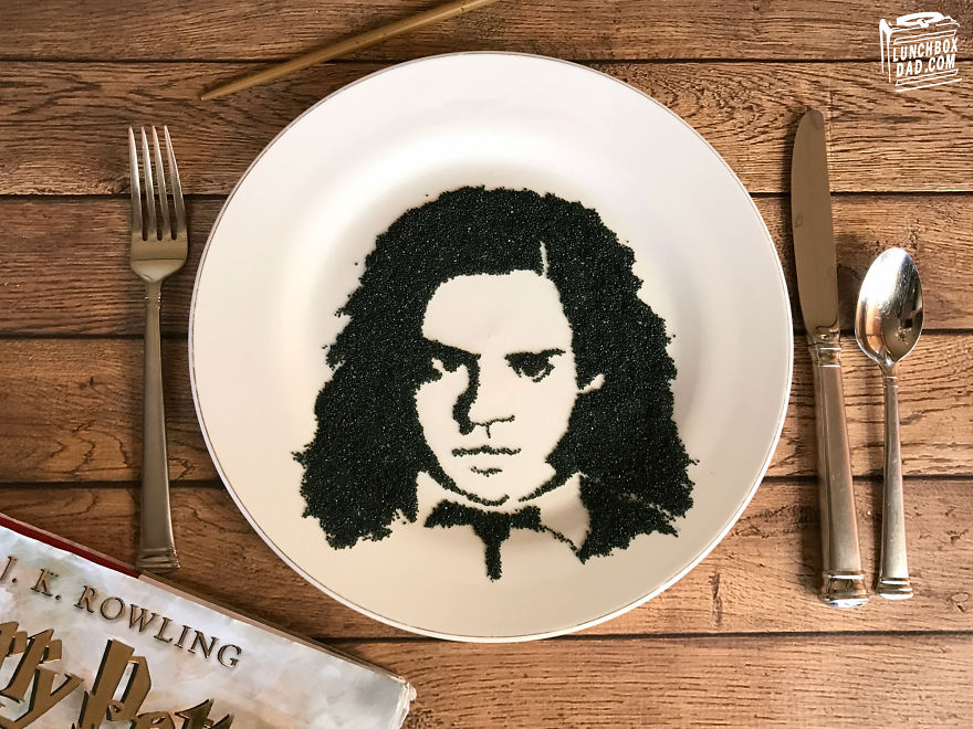 I Make Portraits Out Of Sugar Sprinkles To Surprise My Kids In The Morning