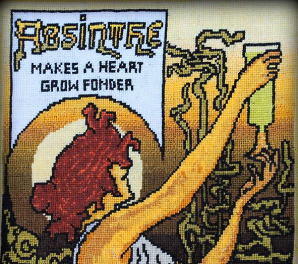 I Subvert Traditional Cross-Stitching To Create Hilarious And Colorful Works Of Art