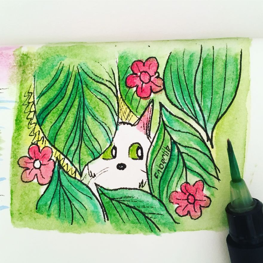 I Create Miniature Pet Portraits