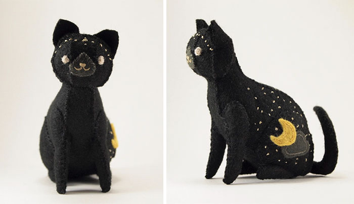 I Create One-of-a-kind Animals Out Of Wool Felt