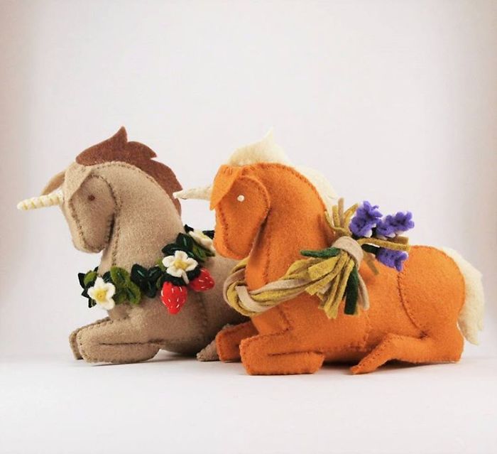 I Create One-of-a-kind Animals Out Of Wool Felt
