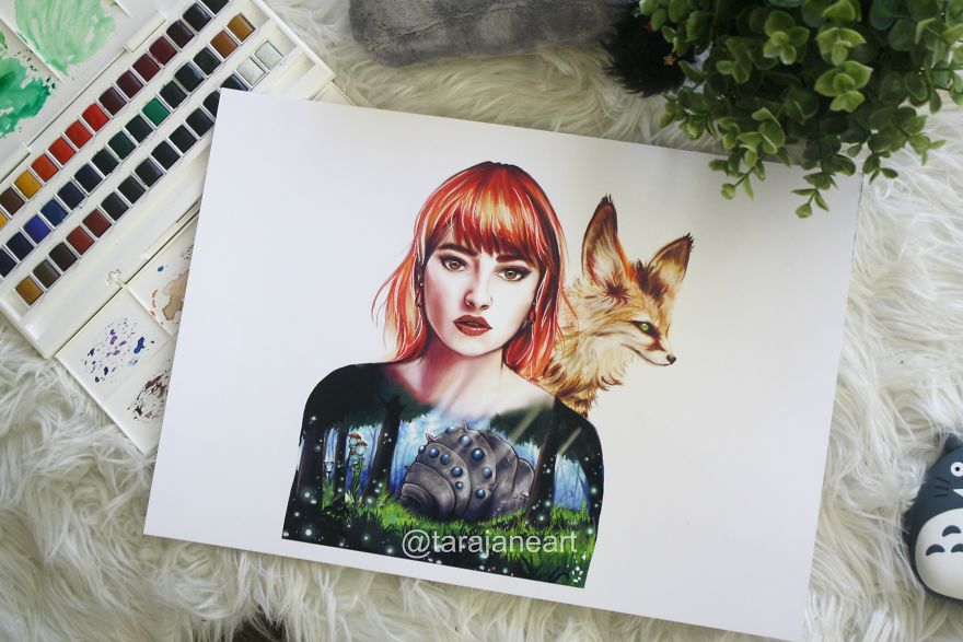 Nausicaä And Teto From "Nausicaä Of The Valley Of The Wind"