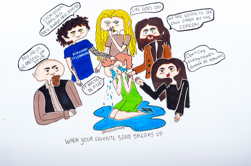 When Your Favorite Band Breaks Up -spoiler Alert Him-