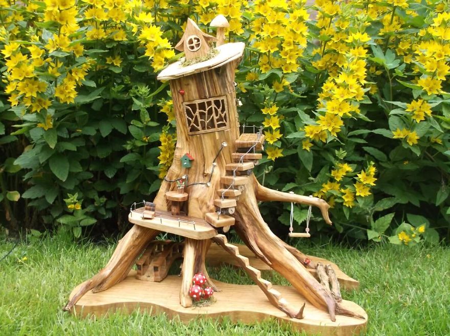 I Keep Finding Nice Pieces Of Wood In The Park, So I Decided To Recycle Them For Something Magical I Keep Finding Nice Pieces Of Wood In The Park, So I Decided To Recycle Them For Something Magical