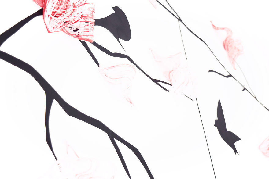 I Create 3D Magnolia Flowers On Walls Using Industrial Silicone