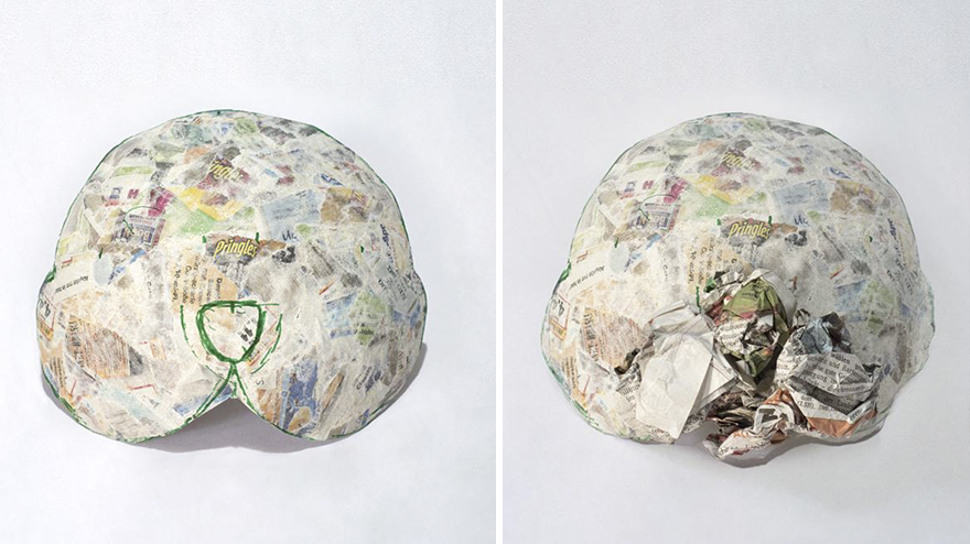 I Made A Simple Bunny Mask Out Of Paper M&acirc;ch&eacute;