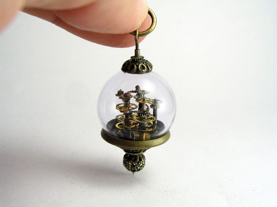 I Make Entire Miniature Worlds Inside Pieces Of Jewelry