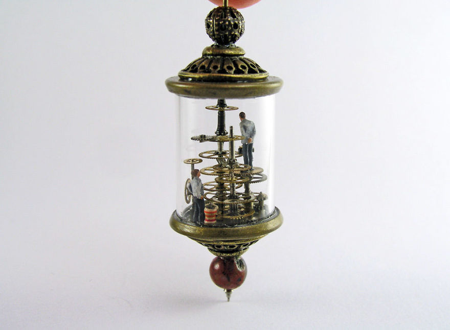 I Make Entire Miniature Worlds Inside Pieces Of Jewelry