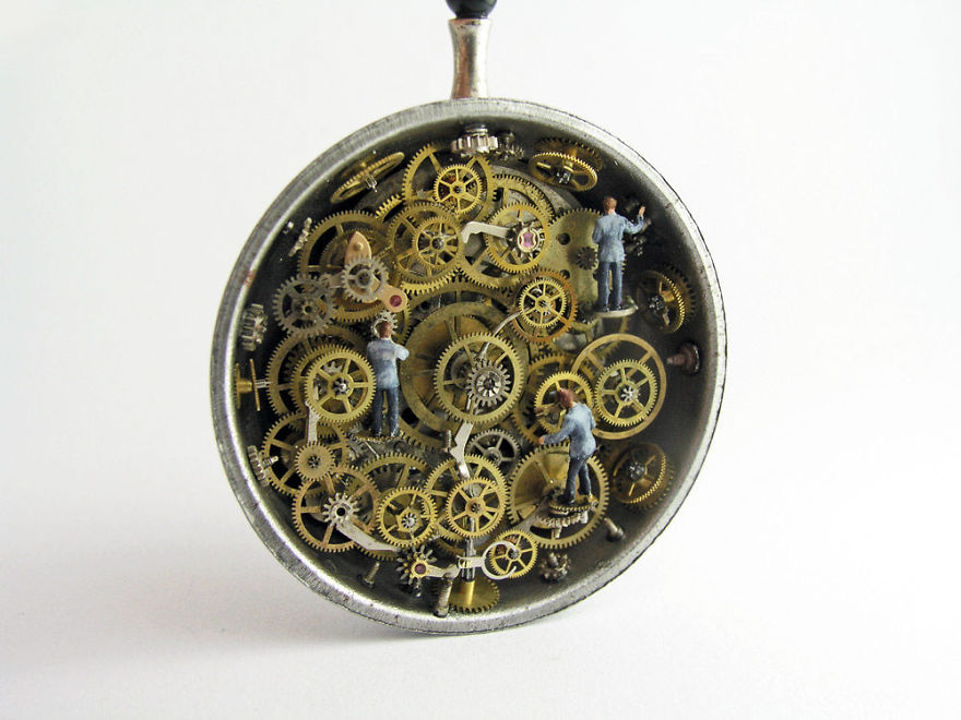 I Make Entire Miniature Worlds Inside Pieces Of Jewelry