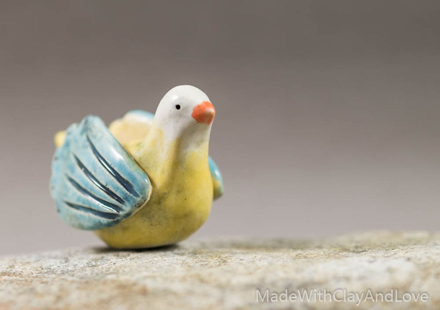 I Make Miniature Minimalist Ceramic Animals With A Touch Of Whimsy And Individual Personalities