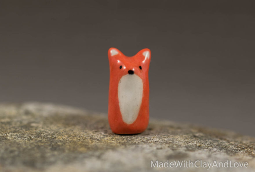 I Make Miniature Minimalist Ceramic Animals With A Touch Of Whimsy And Individual Personalities