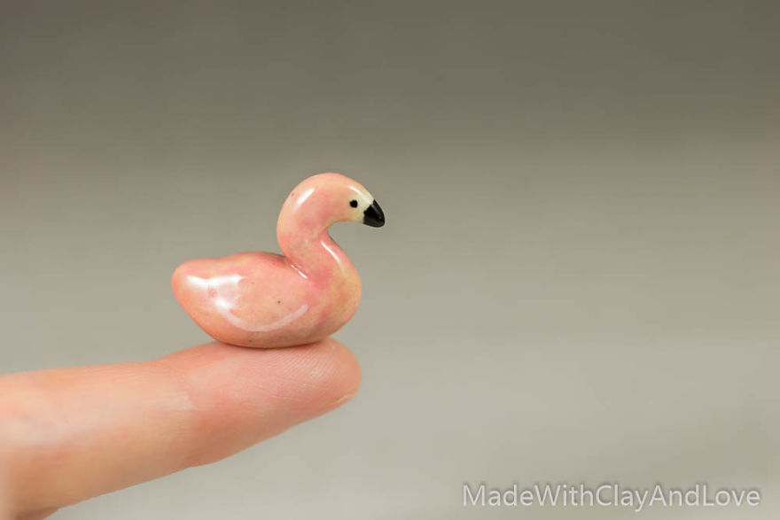 I Make Miniature Minimalist Ceramic Animals With A Touch Of Whimsy And Individual Personalities