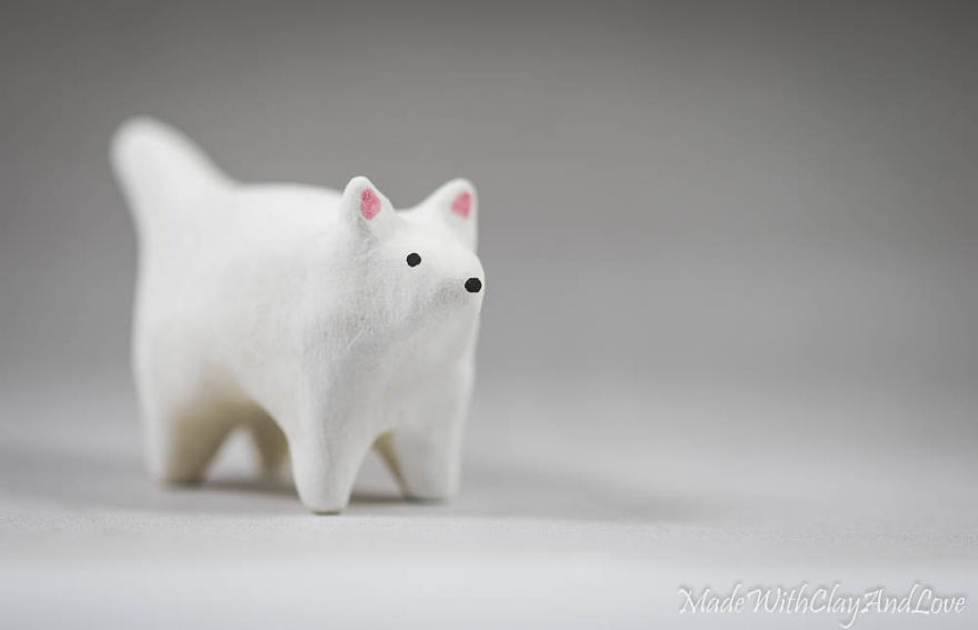 I Make Miniature Minimalist Ceramic Animals With A Touch Of Whimsy And Individual Personalities