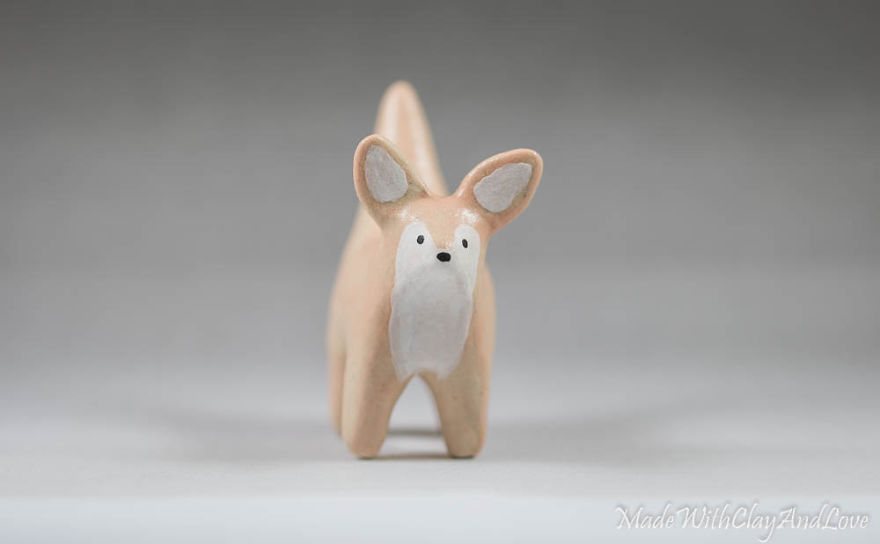 I Make Miniature Minimalist Ceramic Animals With A Touch Of Whimsy And Individual Personalities