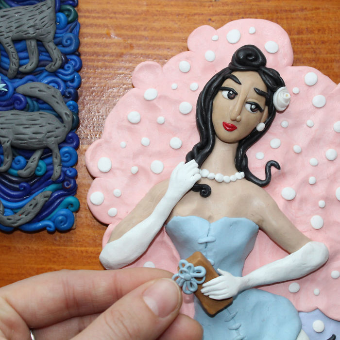 I Make Pictures Of Polymer Clay