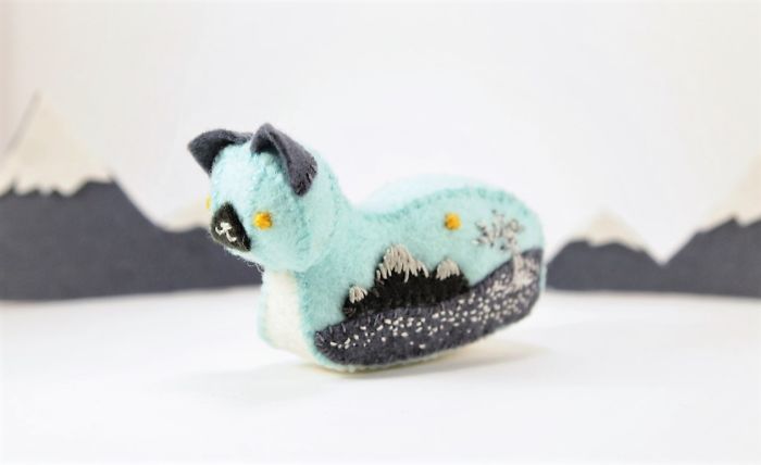 I Create One-of-a-kind Animals Out Of Wool Felt