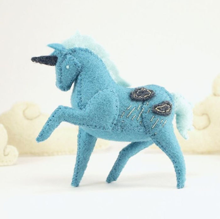 I Create One-of-a-kind Animals Out Of Wool Felt