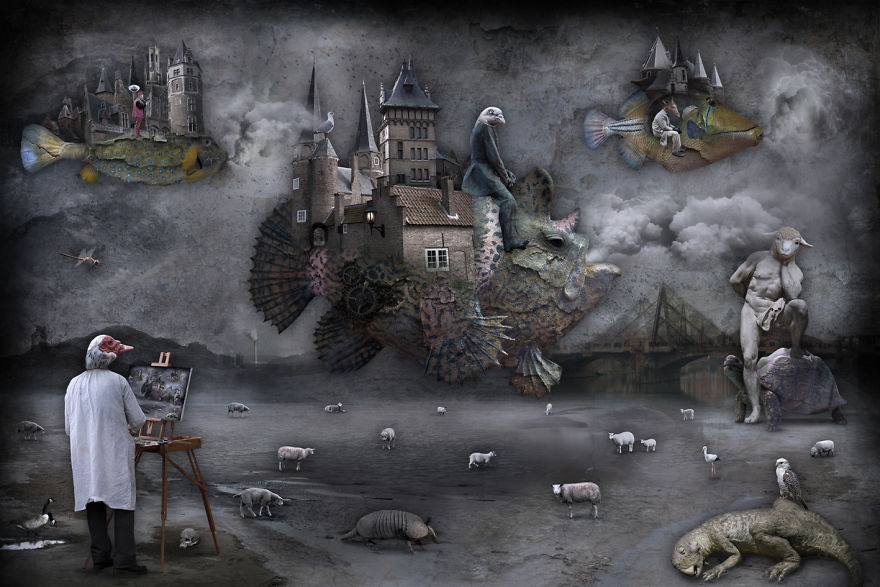 I Use Photography And Collage To Create Surreal Images Of The 21st Century, Filled With Allusions, Metaphors And Allegories I Use Photography And Collage To Create Surreal Images Of The 21st Century, Filled With Allusions, Metaphors And Allegories