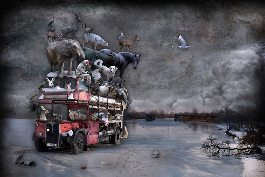 I Use Photography And Collage To Create Surreal Images Of The 21st Century, Filled With Allusions, Metaphors And Allegories