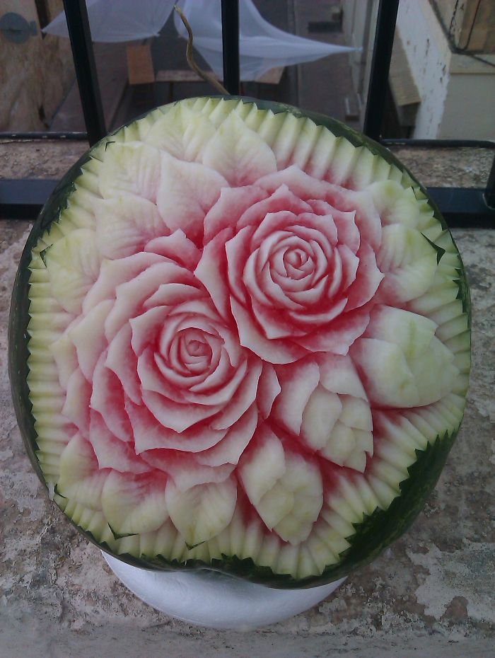 Carvings From Fruit And Vegetables