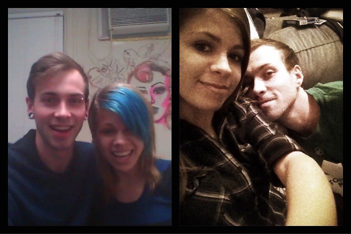 My Boyfriend And Me In 2013, And Us In 2017 😊