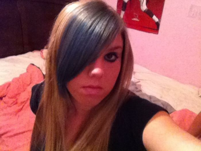 Me At 15 When Rebellious Was Dying Just Your Bangs Unnatural Colors