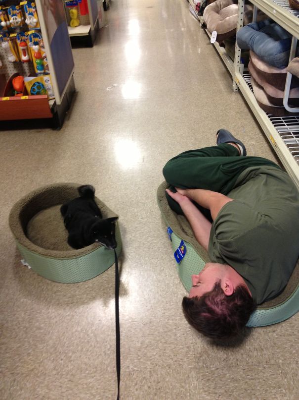 My Pups First Time At The Pet Store.