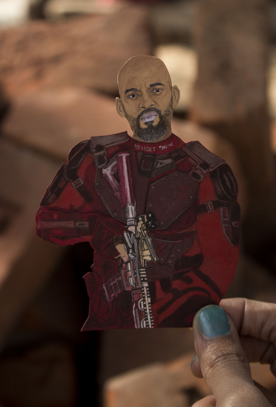 We Have Created Hand Painted Paper-Cut Characters Of Suicide Squad We Have Created Hand Painted Paper-Cut Characters Of Suicide Squad