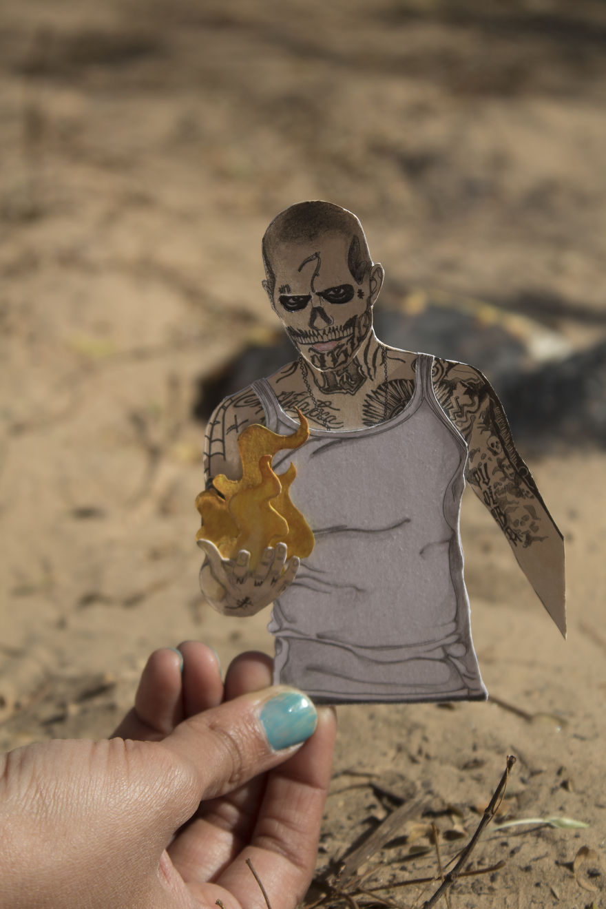 We Have Created Hand Painted Paper-Cut Characters Of Suicide Squad We Have Created Hand Painted Paper-Cut Characters Of Suicide Squad