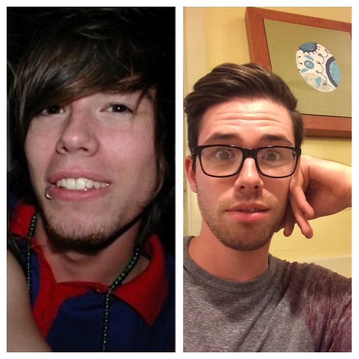 17 Year Old Me Would Never Believe That 26 Year Old Me Would Work At A Bank. But 17 Year Old Me Would Be Happy To Know That Our Great Music And Hair Taste Ha Never Changed!!