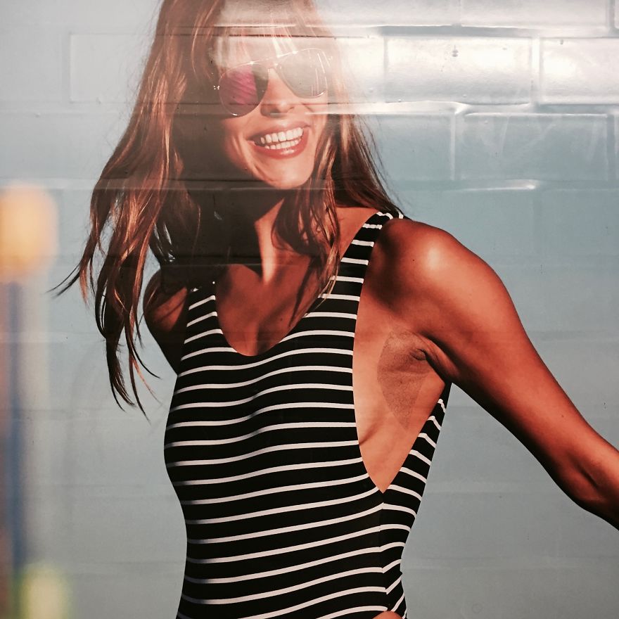 We Stuck Pimples On Billboards To Make Ads More Realistic We Stuck Pimples On Billboards To Make Ads More Realistic