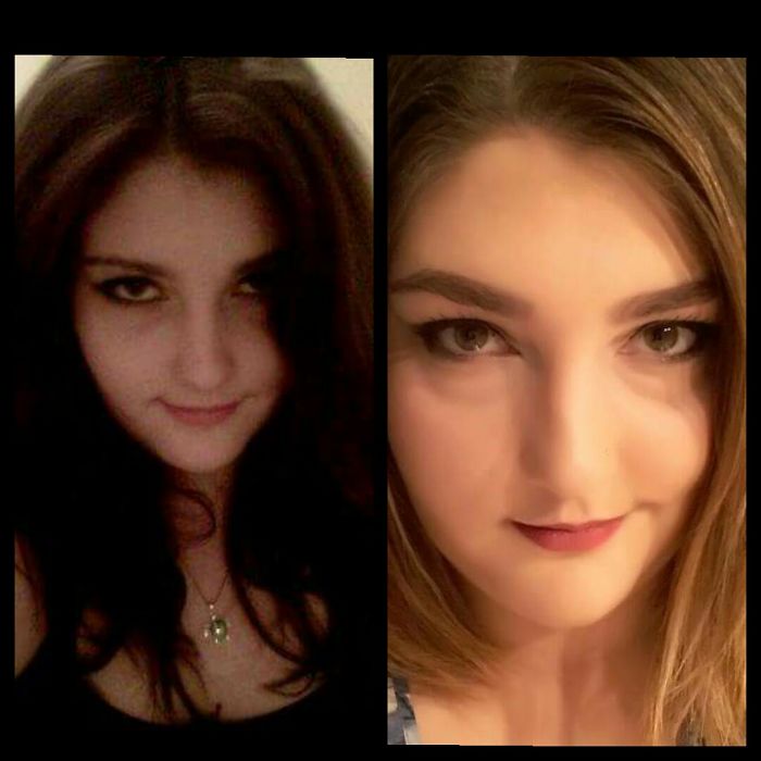 Still Love The Expression Of Makeup, But Now I'm Married And Trying For A Baby So I Go A More Natural Route And Just Play With Makeup. Ha Making The Same Face Though 10 Years Later!