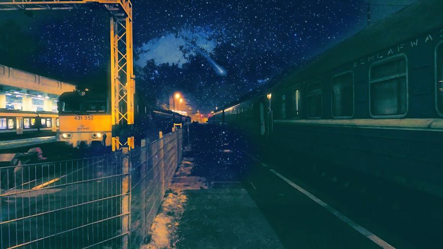 I Animefied Some Of My Photos Of Hungary