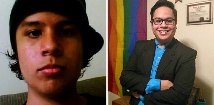 When I Was An Edgy Skater Kid (2010) And As A Pastor (2016). I Really Got Tamed, But Still Love My Nirvana!