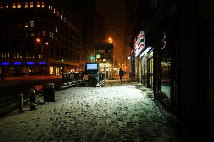 Stella Snow Storm In Nyc