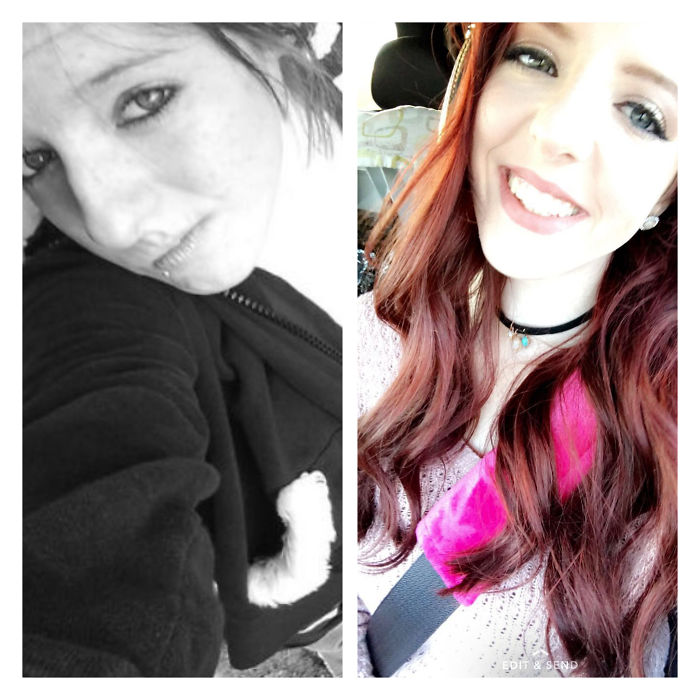 Roughly 8-9 Years Ago. I Pierced My Own Lip And Listened To Adtr Religiously. I'm Now A 22 Year Old Wife And Mom To A 1 Year Old With Another On The Way. Thankful That It Was Only A Phase. (still Love Adtr Though)